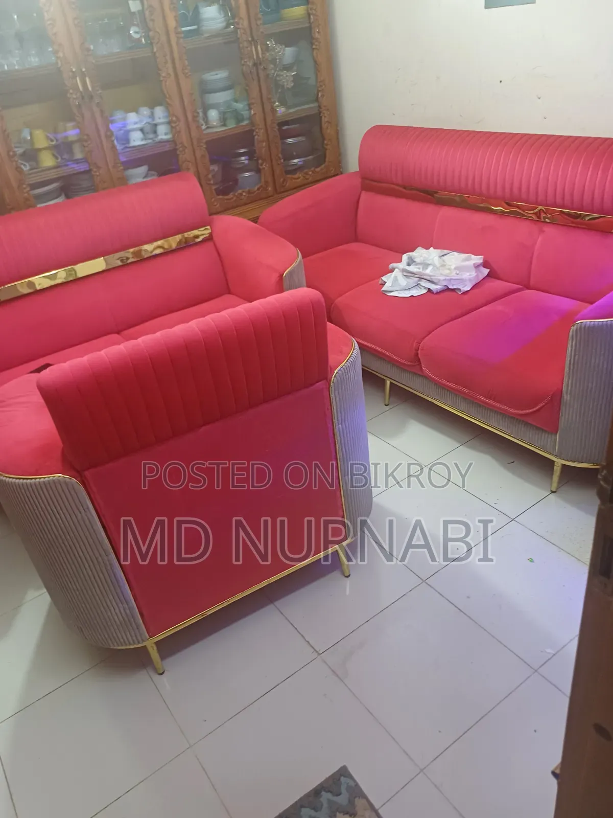 Minister Teak Wood Sofa 3-2-1