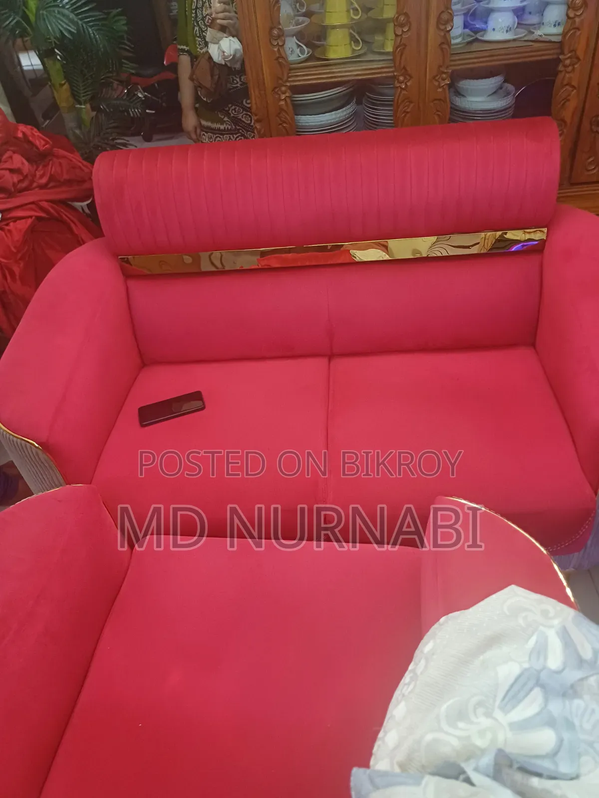 Minister Teak Wood Sofa 3-2-1
