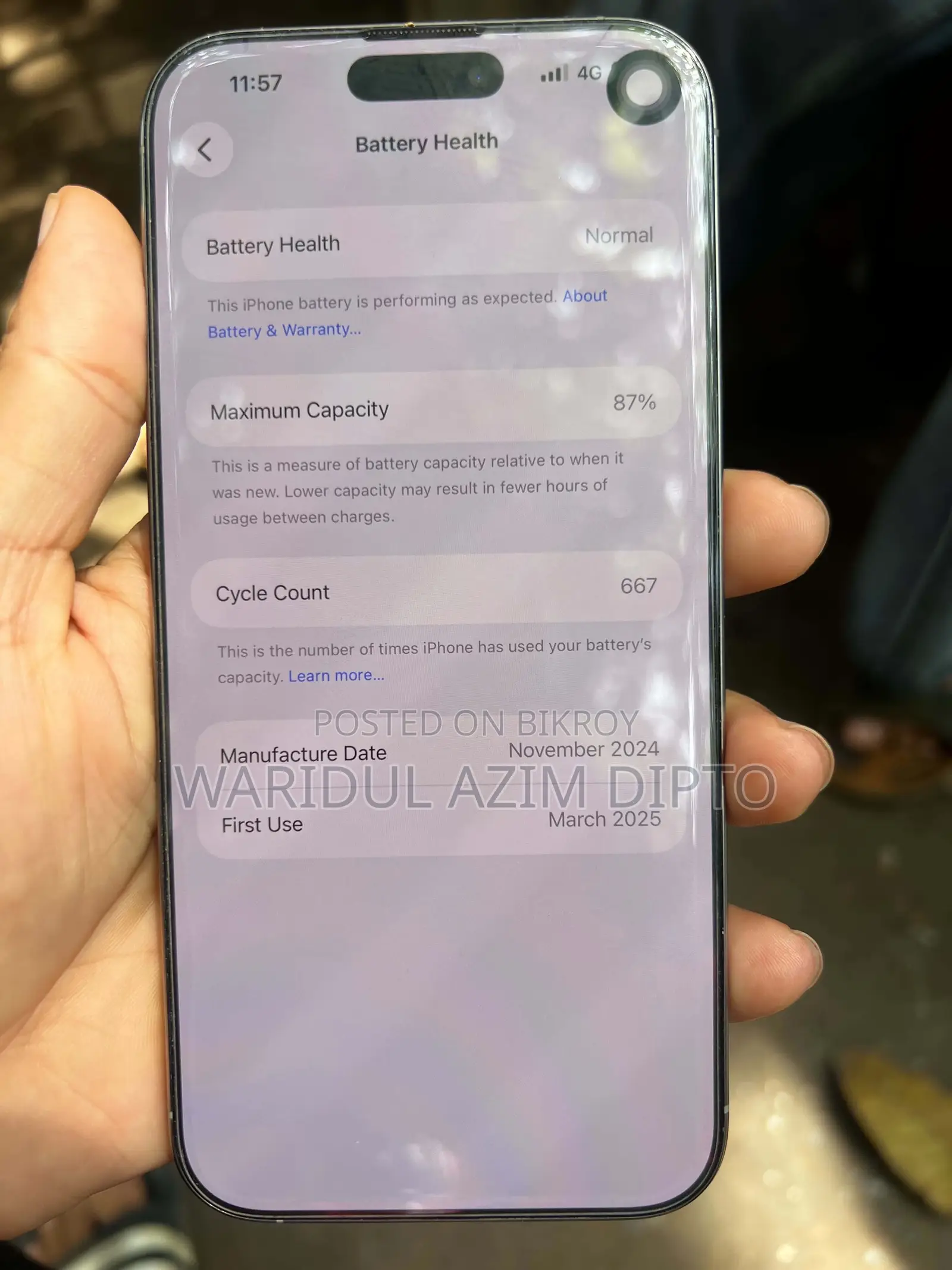 Apple iPhone 16 Pro Max 256 GB Silver