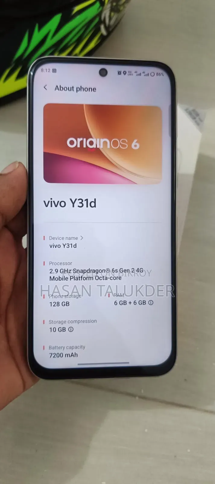 Vivo Y31d 128 GB White