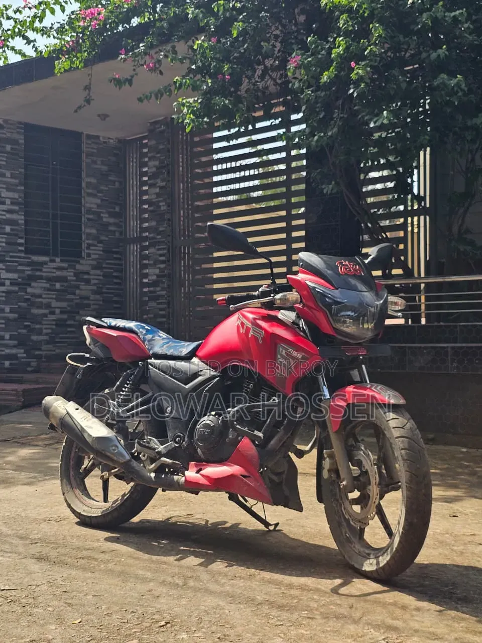 TVS Apache RTR 160 2V 2019 Red
