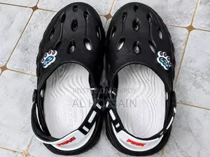 Black Casual Comfort Sandal / Crocs Style Shoes