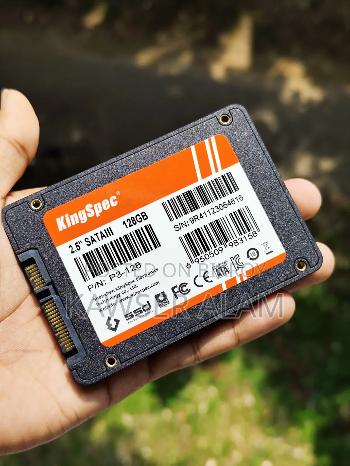 Kingspec P3 128GB SATA III 2.5 Inch SSD