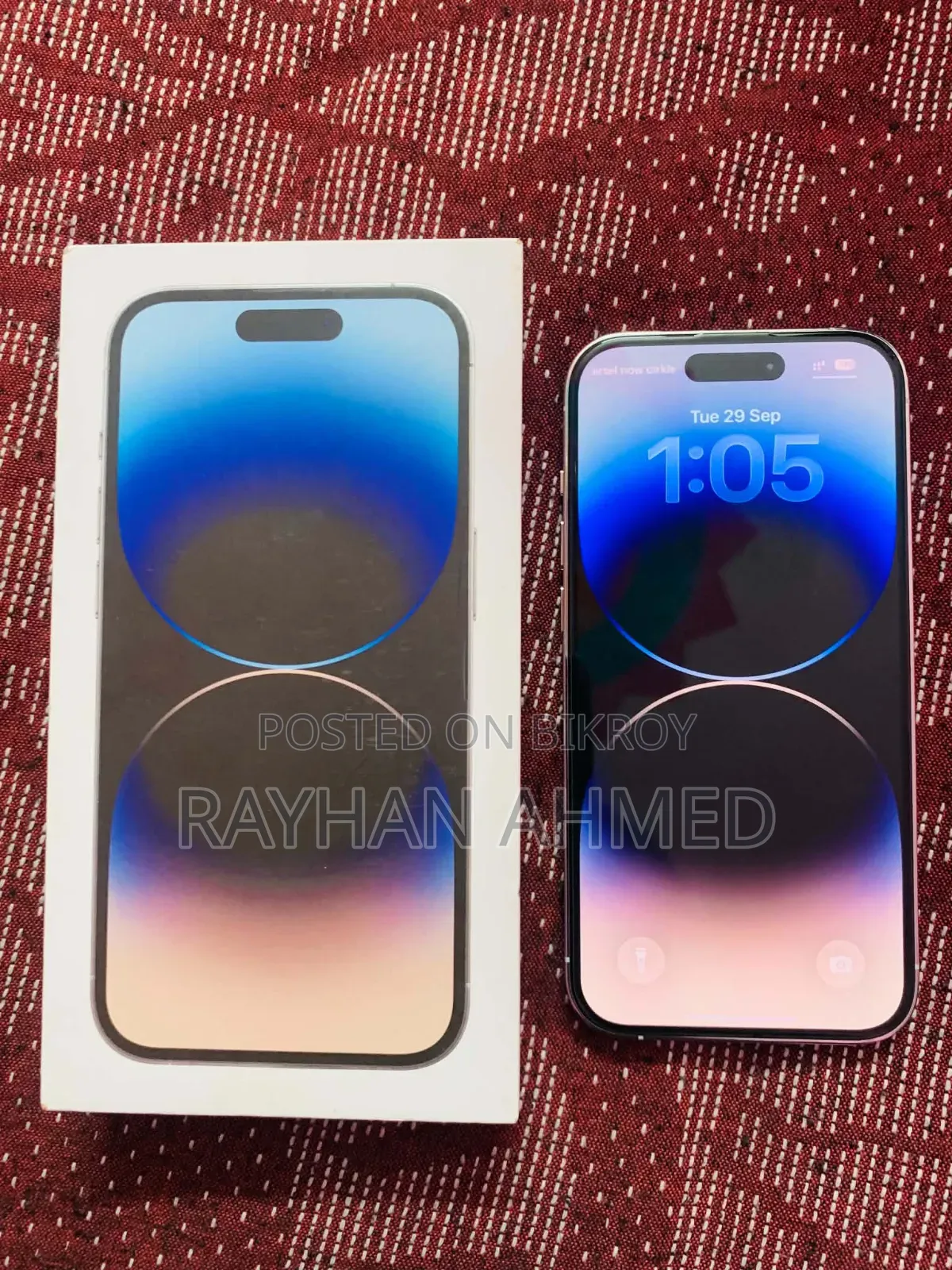 অ্যাপল আইফোন ১৪ প্রো ২৫৬ জিবি সিলভার