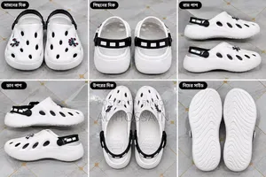 White Comfort Sandal / Crocs Style Shoes