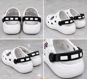 White Comfort Sandal / Crocs Style Shoes