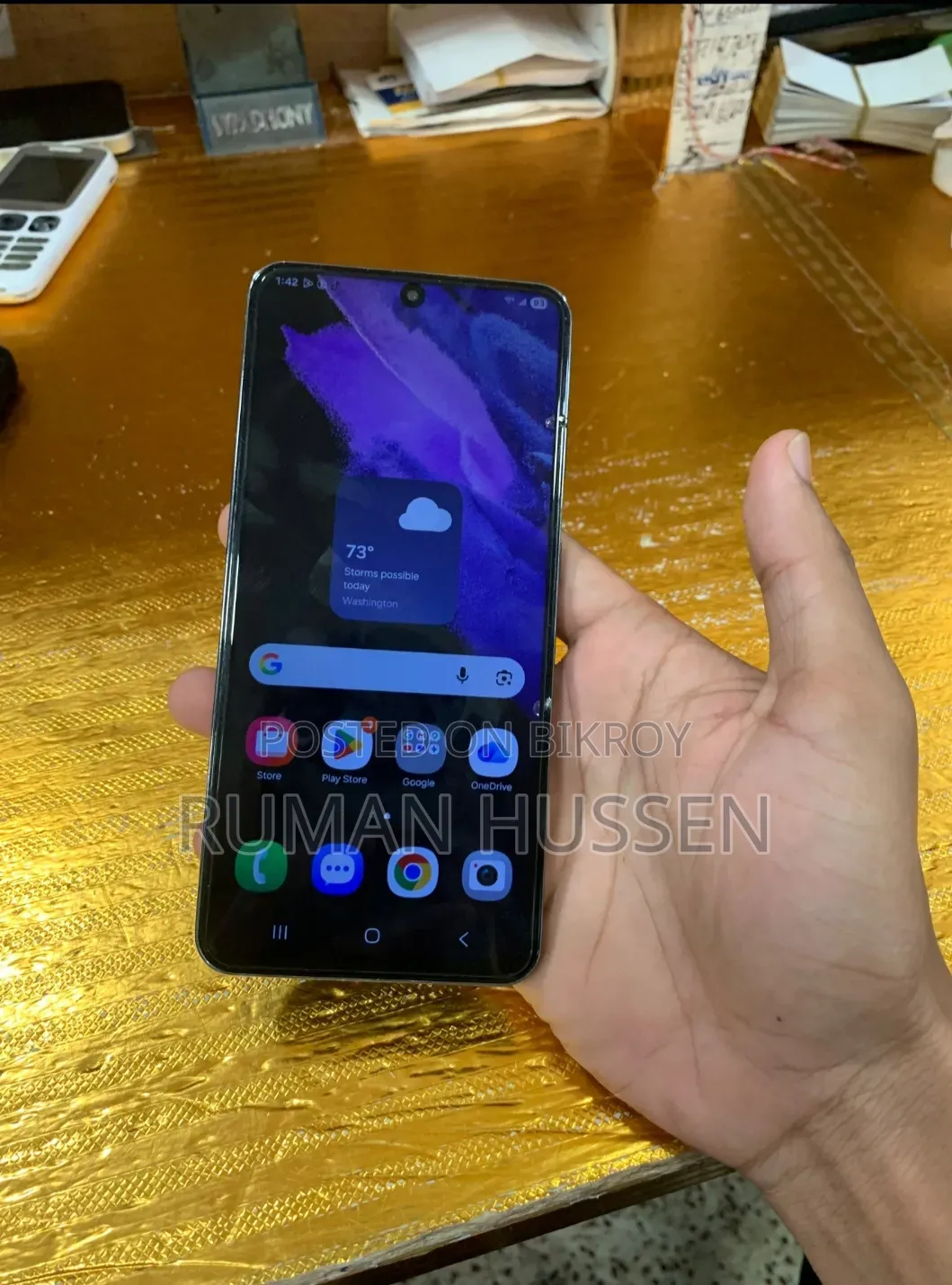 স্যামসাং গ্যালাক্সি এস২১ ৫জি ১২৮ জিবি ব্ল্যাক