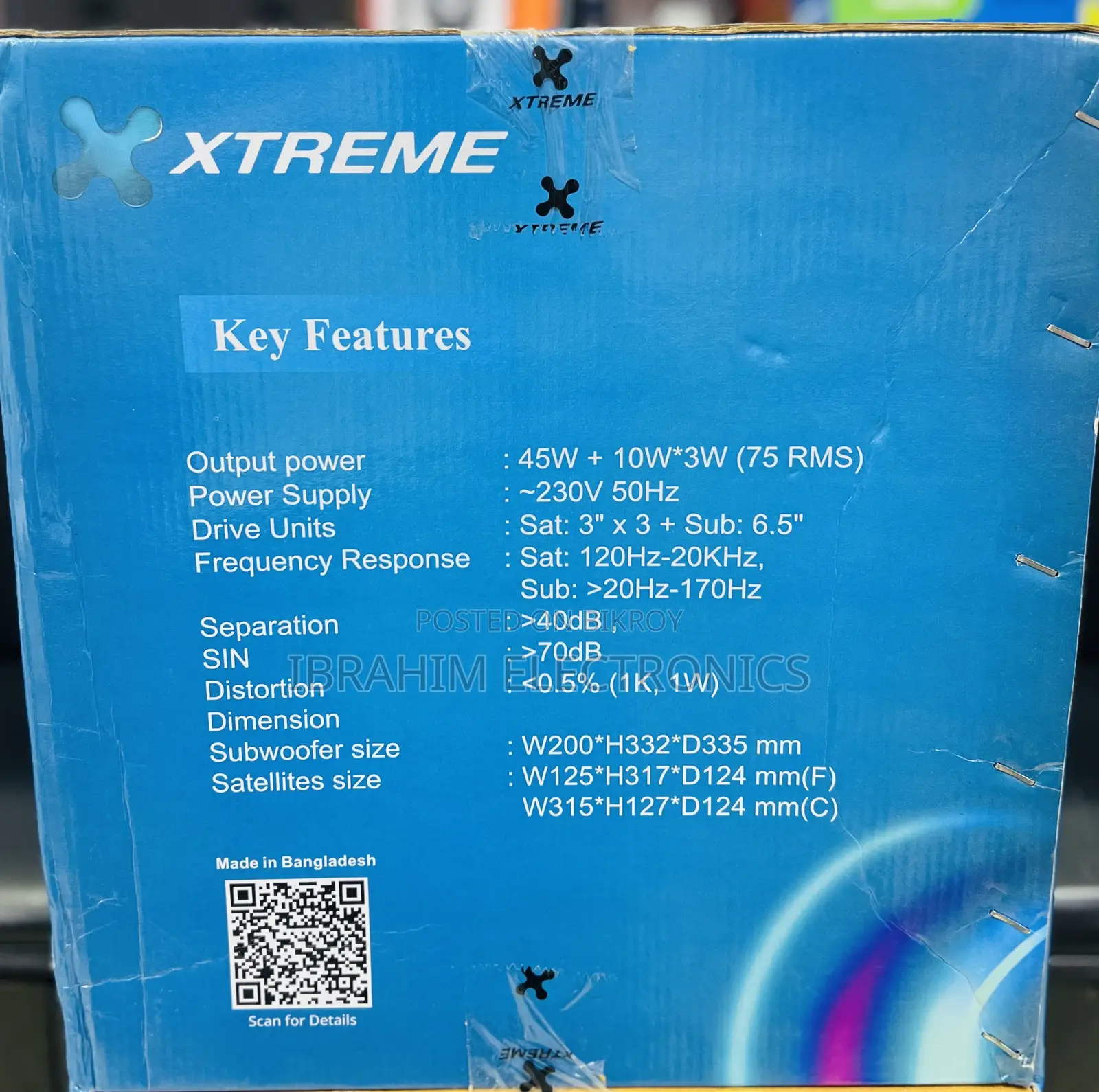 Xtreme TRIO 3:1 Multimedia Speaker