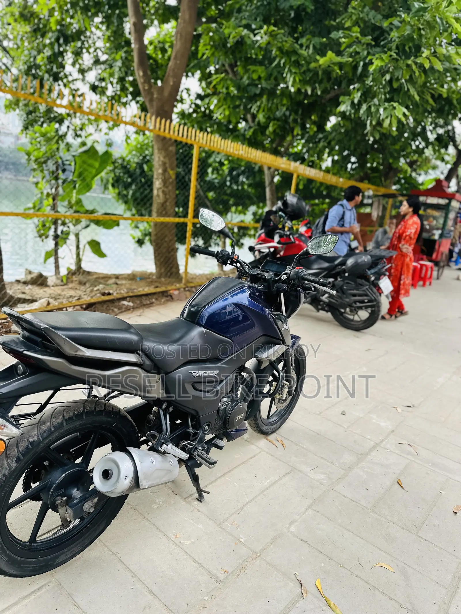 টিভিএস রাইডার ১২৫ ২০২২ নীল