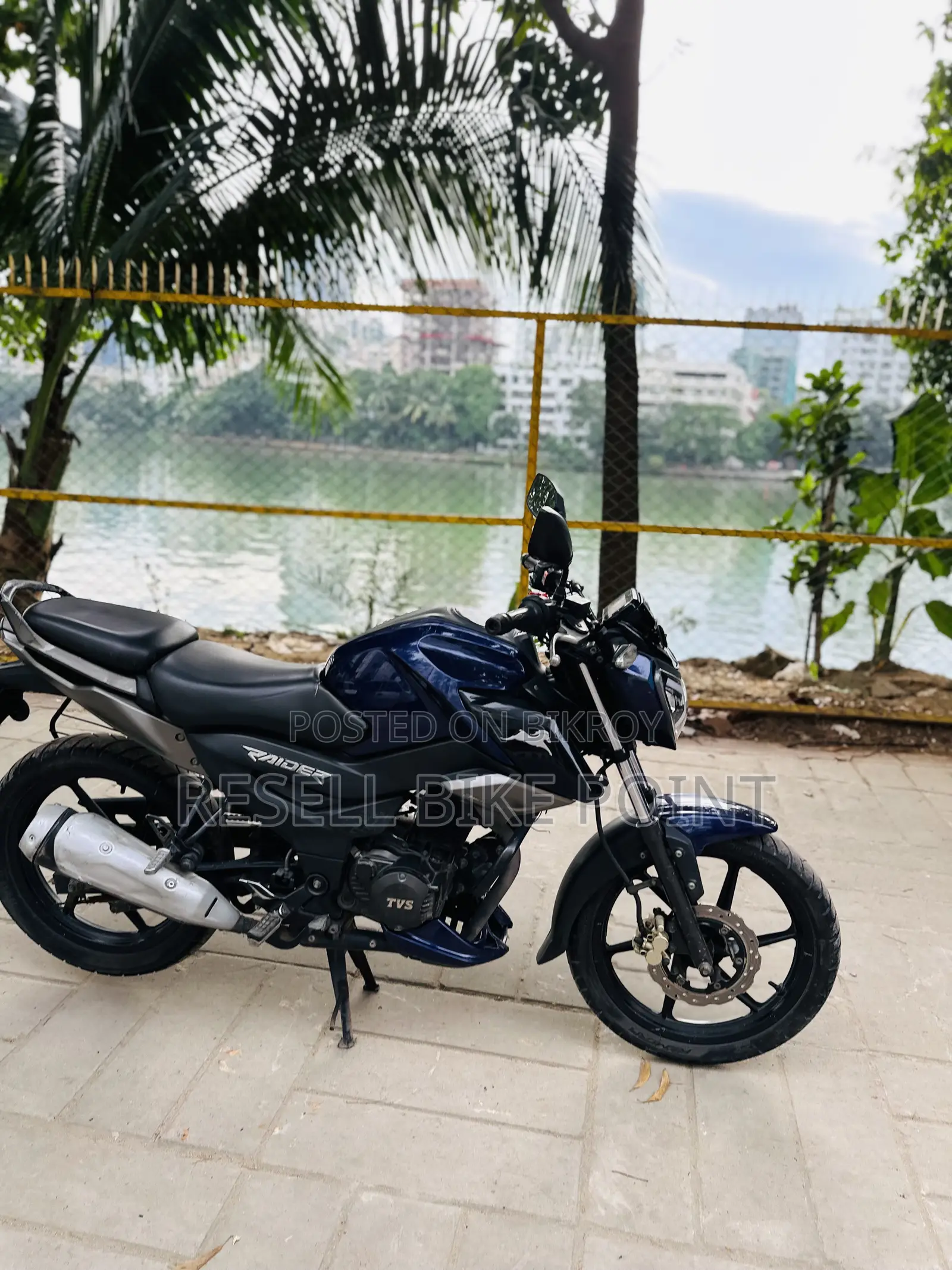 টিভিএস রাইডার ১২৫ ২০২২ নীল