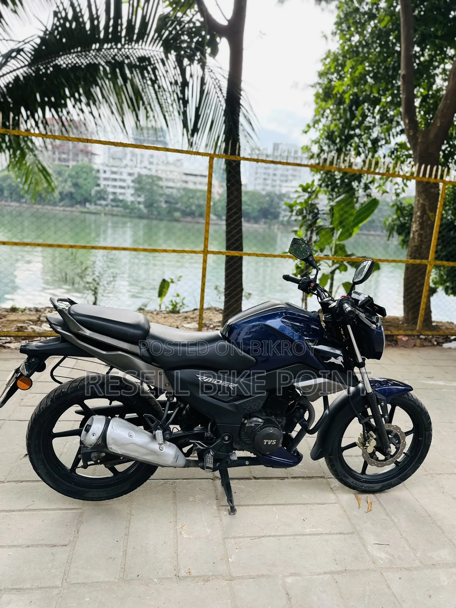 টিভিএস রাইডার ১২৫ ২০২২ নীল