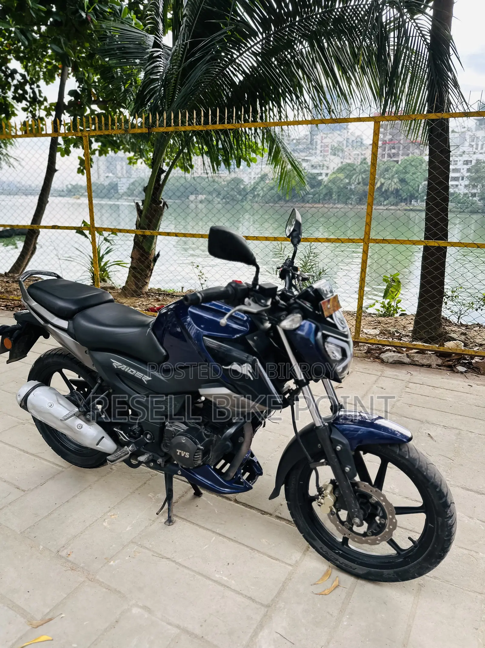 টিভিএস রাইডার ১২৫ ২০২২ নীল