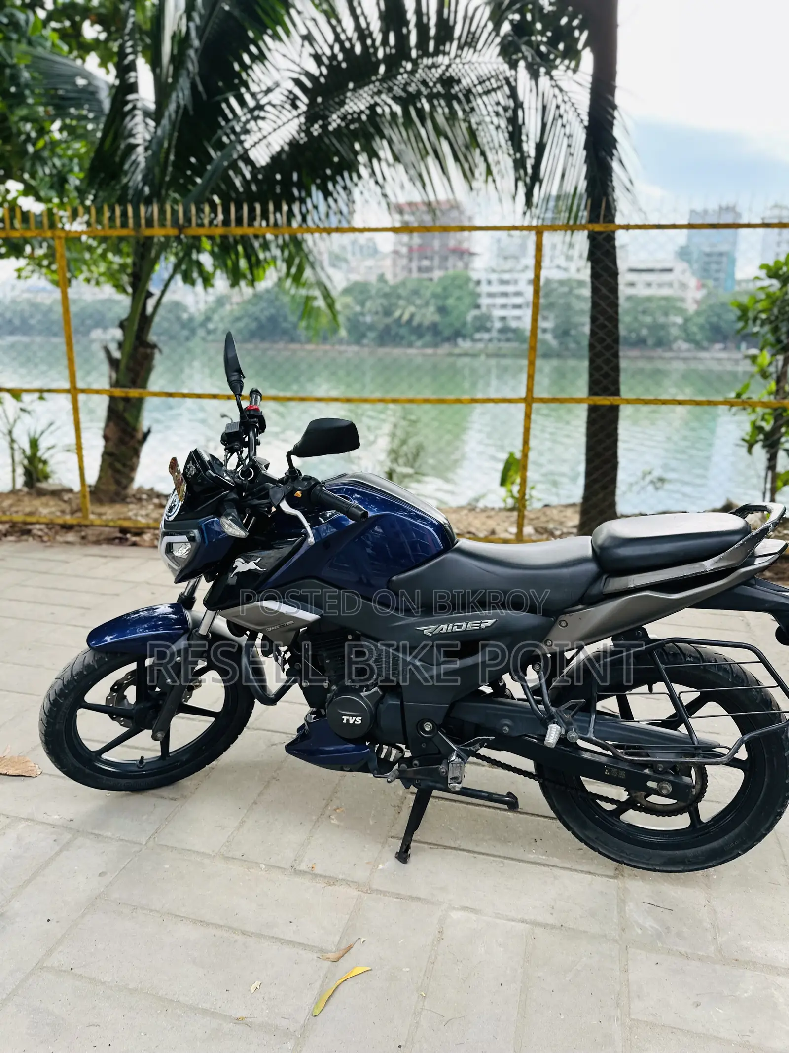 টিভিএস রাইডার ১২৫ ২০২২ নীল