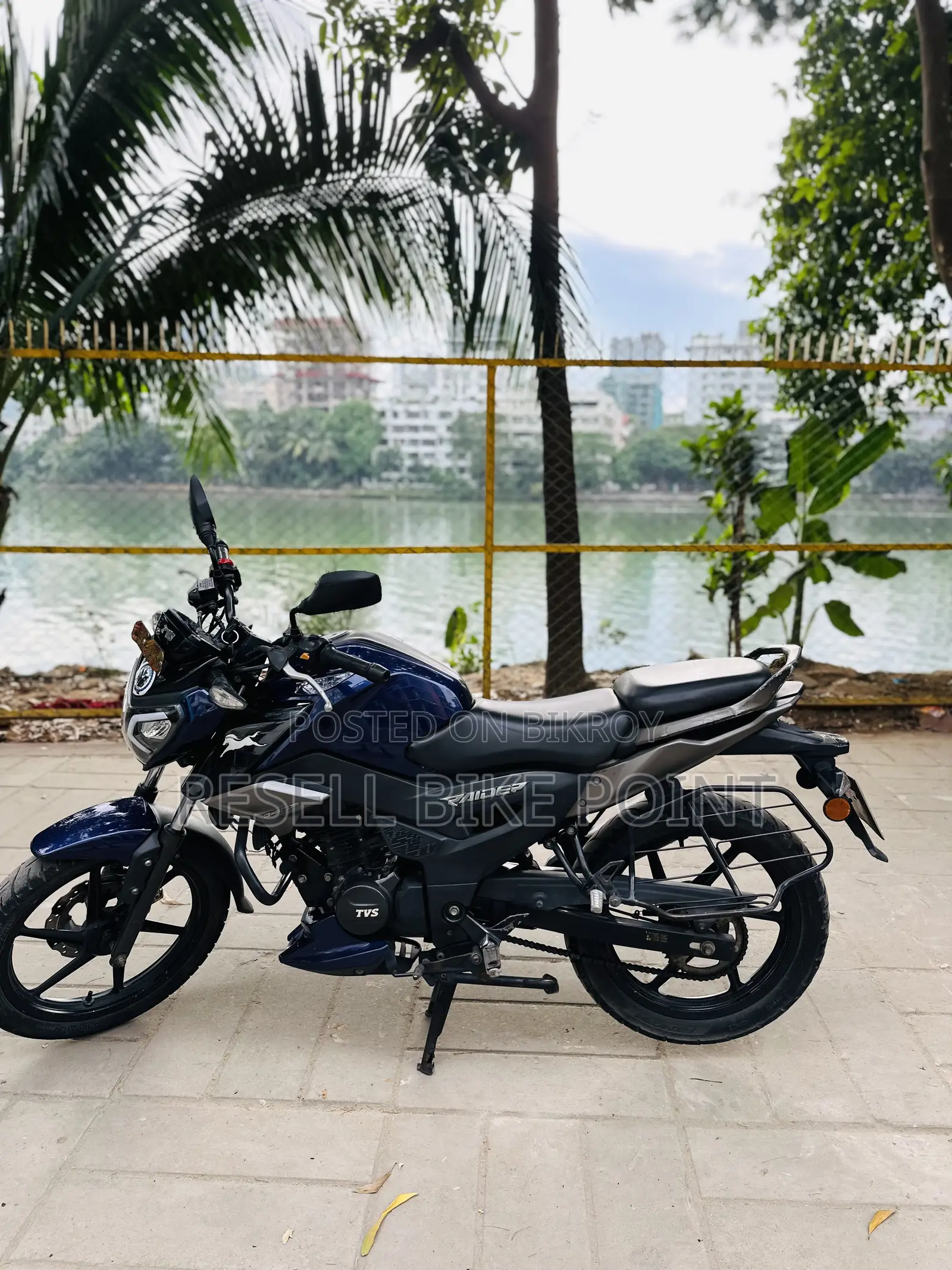 টিভিএস রাইডার ১২৫ ২০২২ নীল