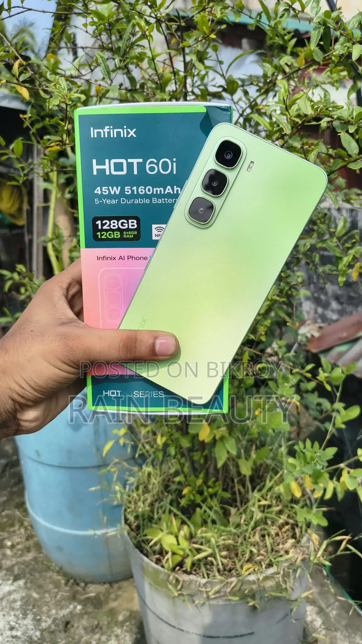Infinix Hot 60i 128 GB Gray