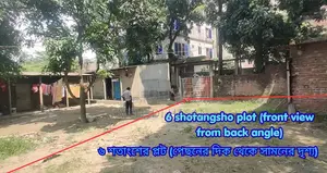 6 Decimals (approx. 4 Kathas) Plot for Sale Right Next to Ati Bazar, Keraniganj!