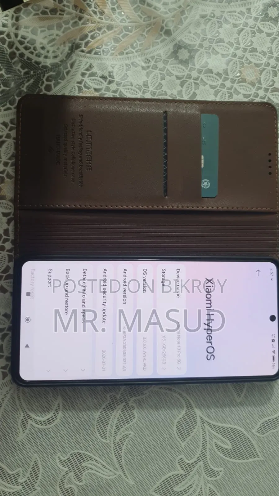 New Xiaomi Redmi Note 13 Pro 5G 256 GB Black