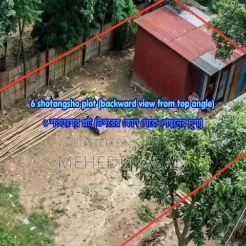 6 Decimals (approx. 4 Kathas) Plot for Sale Right Next to Ati Bazar, Keraniganj!