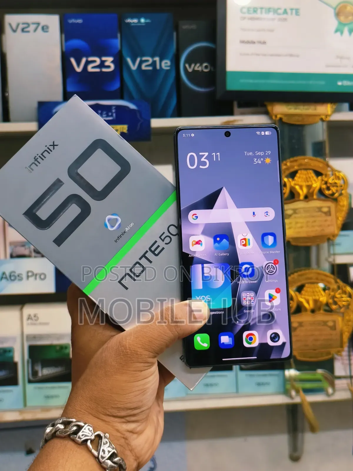 Infinix Note 50 4G 256 GB Black