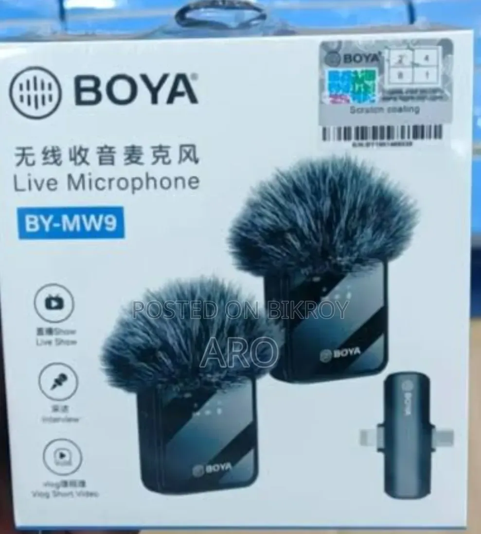 BOYA BY-MW9 Wireless Microphone: The Ultimate Audio Solution for Pro-
