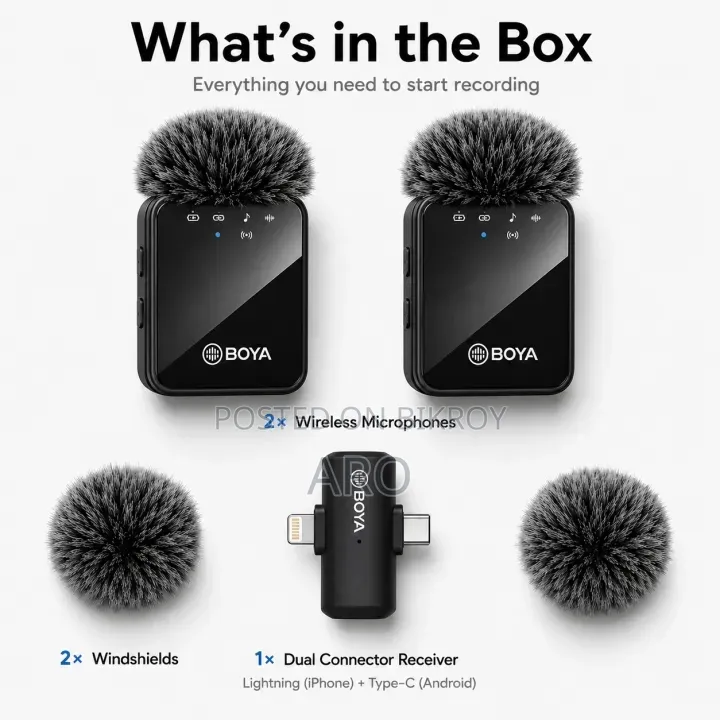 BOYA BY-MW9 Wireless Microphone: The Ultimate Audio Solution for Pro-