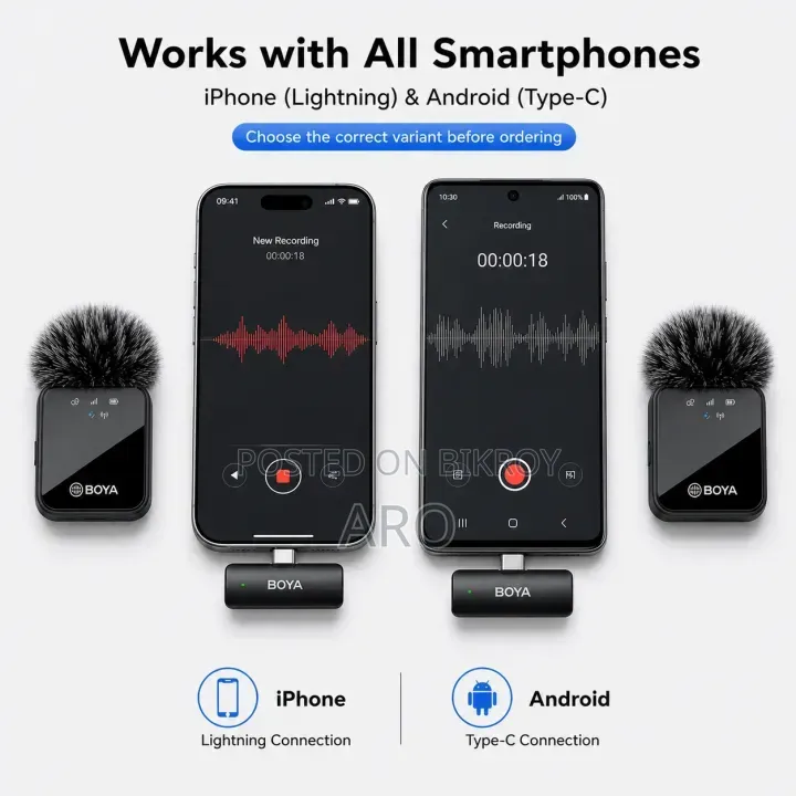 BOYA BY-MW9 Wireless Microphone: The Ultimate Audio Solution for Pro-