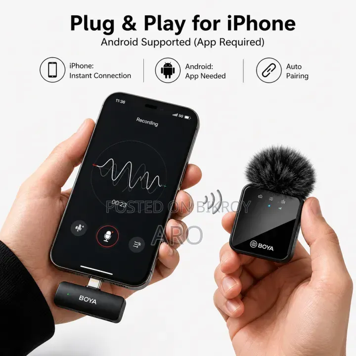 BOYA BY-MW9 Wireless Microphone: The Ultimate Audio Solution for Pro-