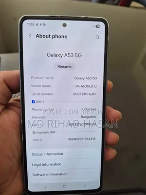 Samsung Galaxy A53 5G 128 GB Blue