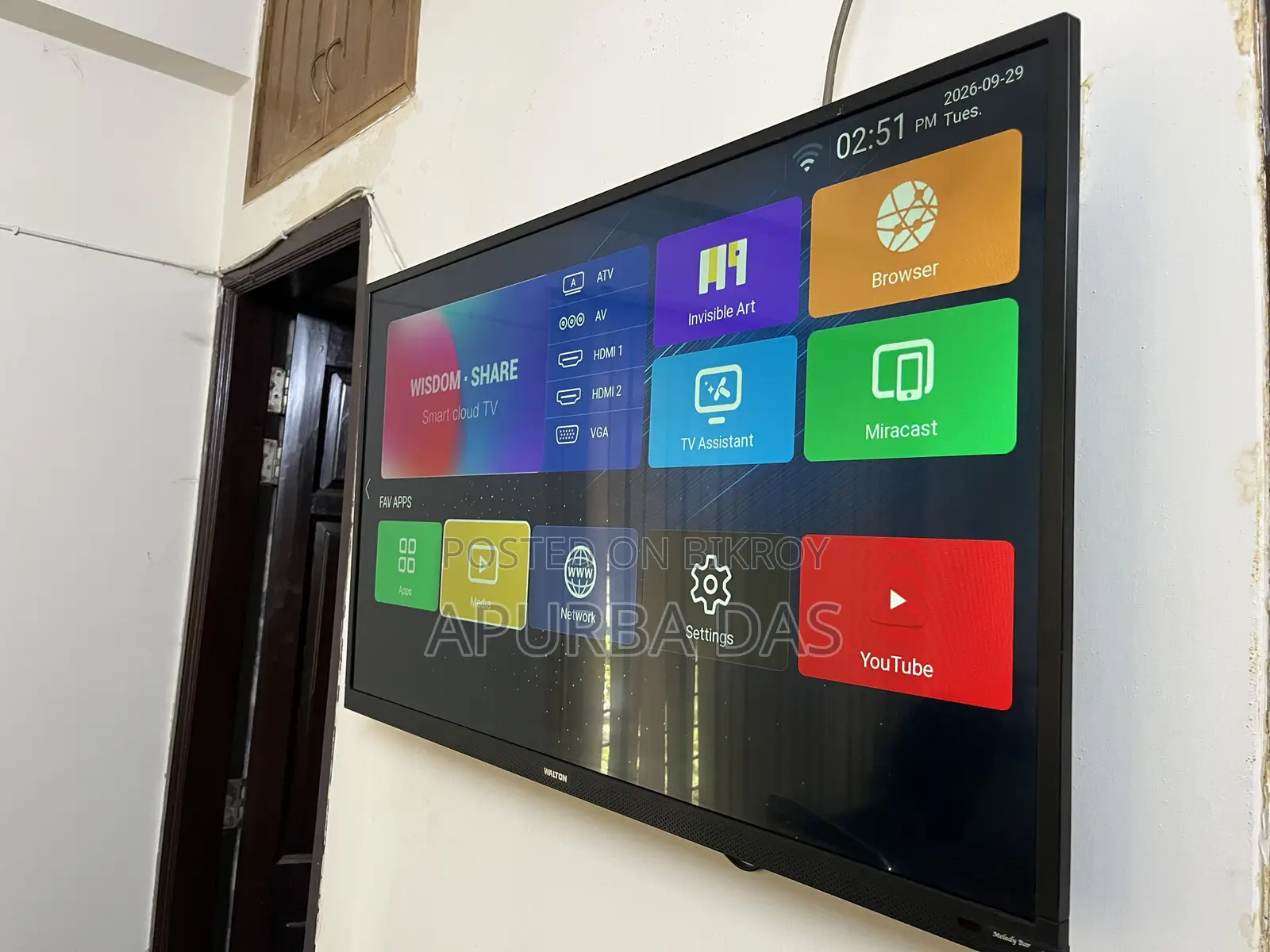 Fresh New 43 Inch Walton Smart TV