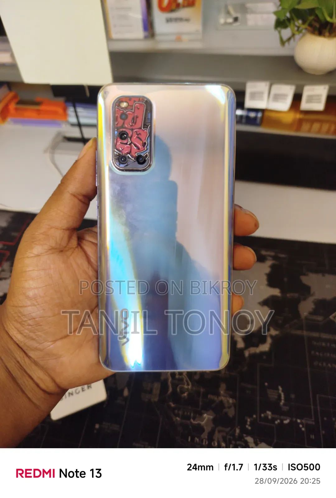 Vivo V19 128 GB Silver