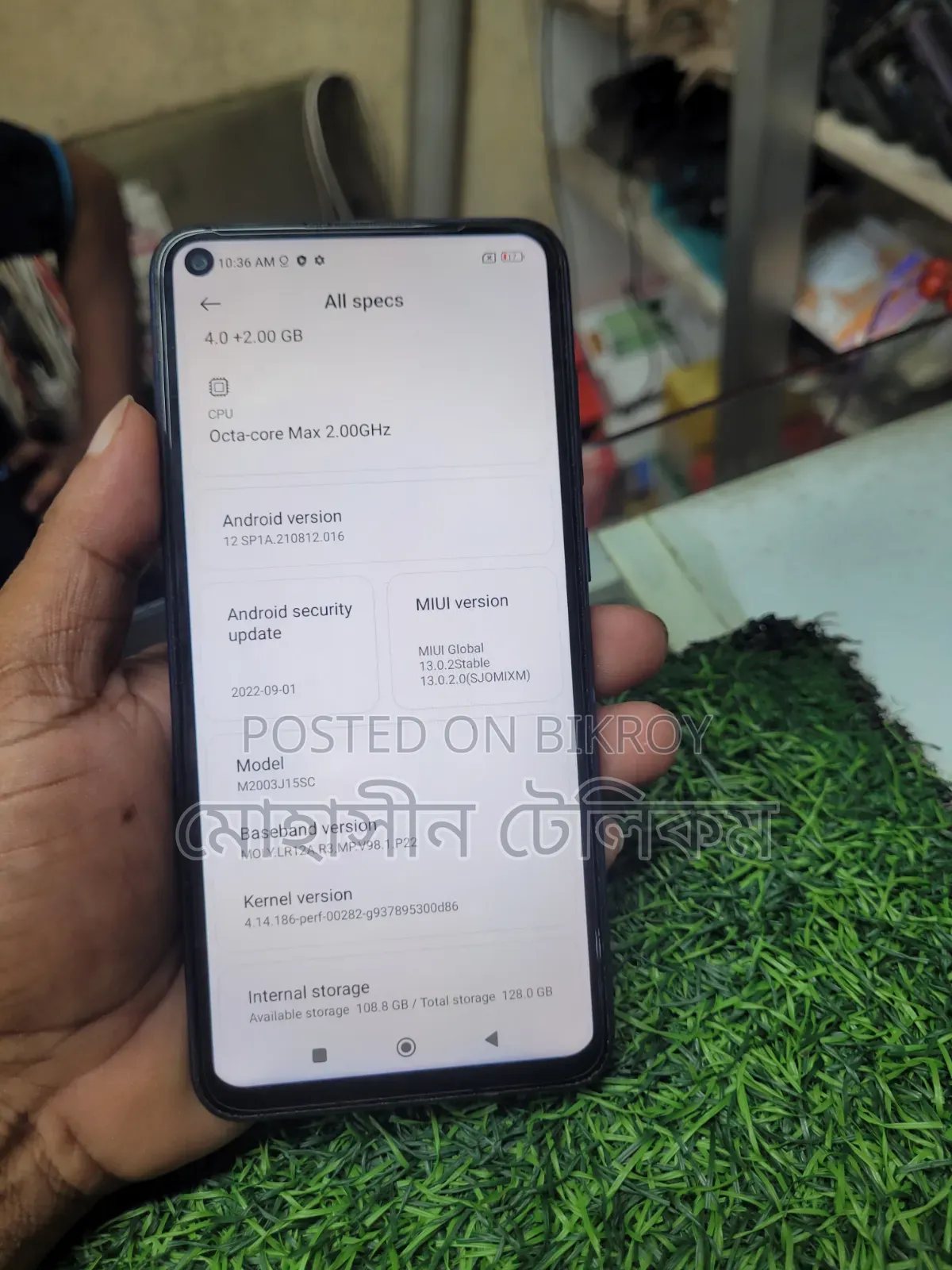 Xiaomi Redmi Note 9 128 GB Blue