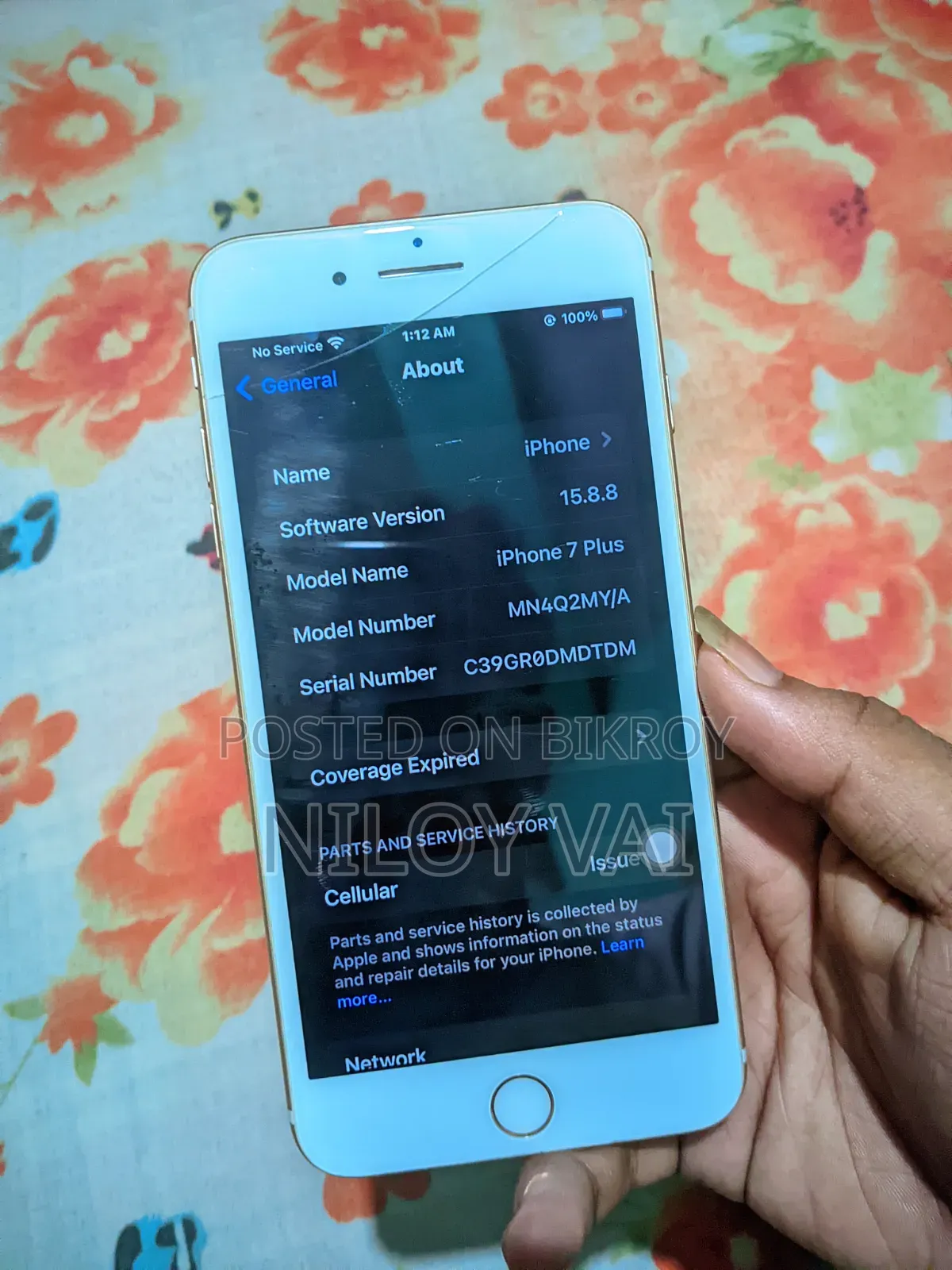 New Apple iPhone 7 Plus 128 GB Rose Gold
