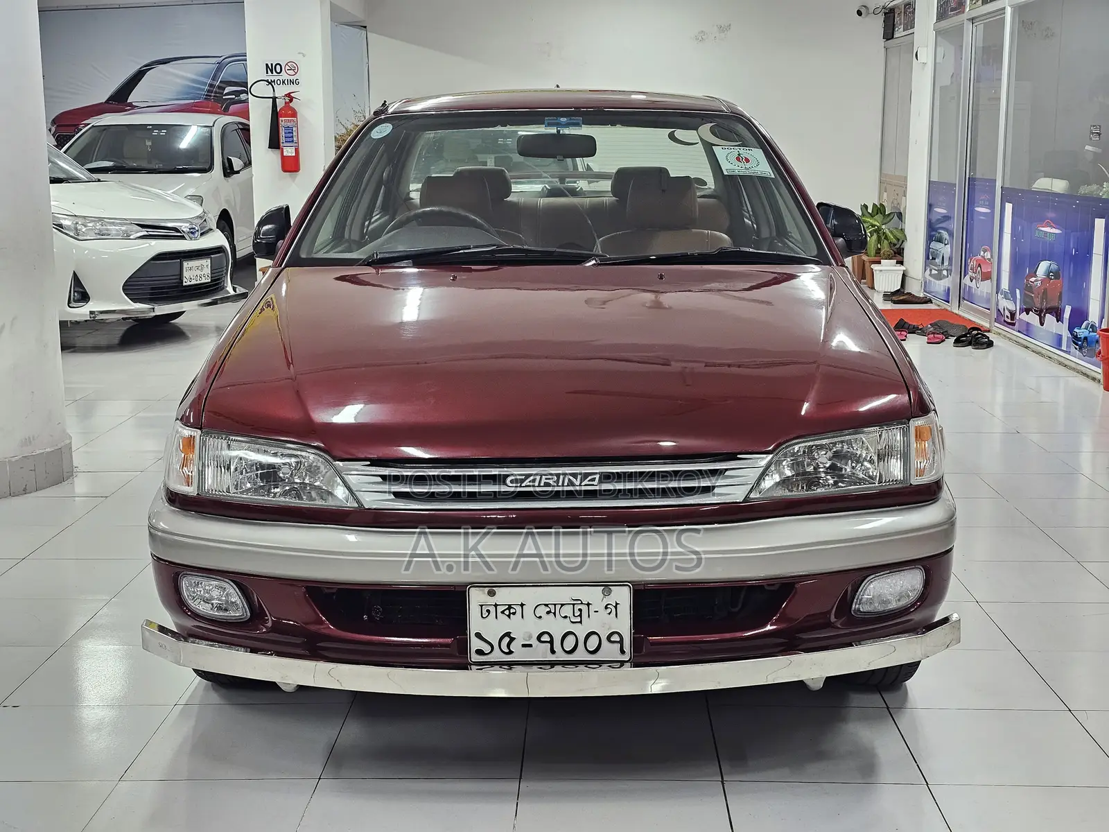 Toyota Carina 1.5 Front-Wheel Drive Sedan 1997 Red