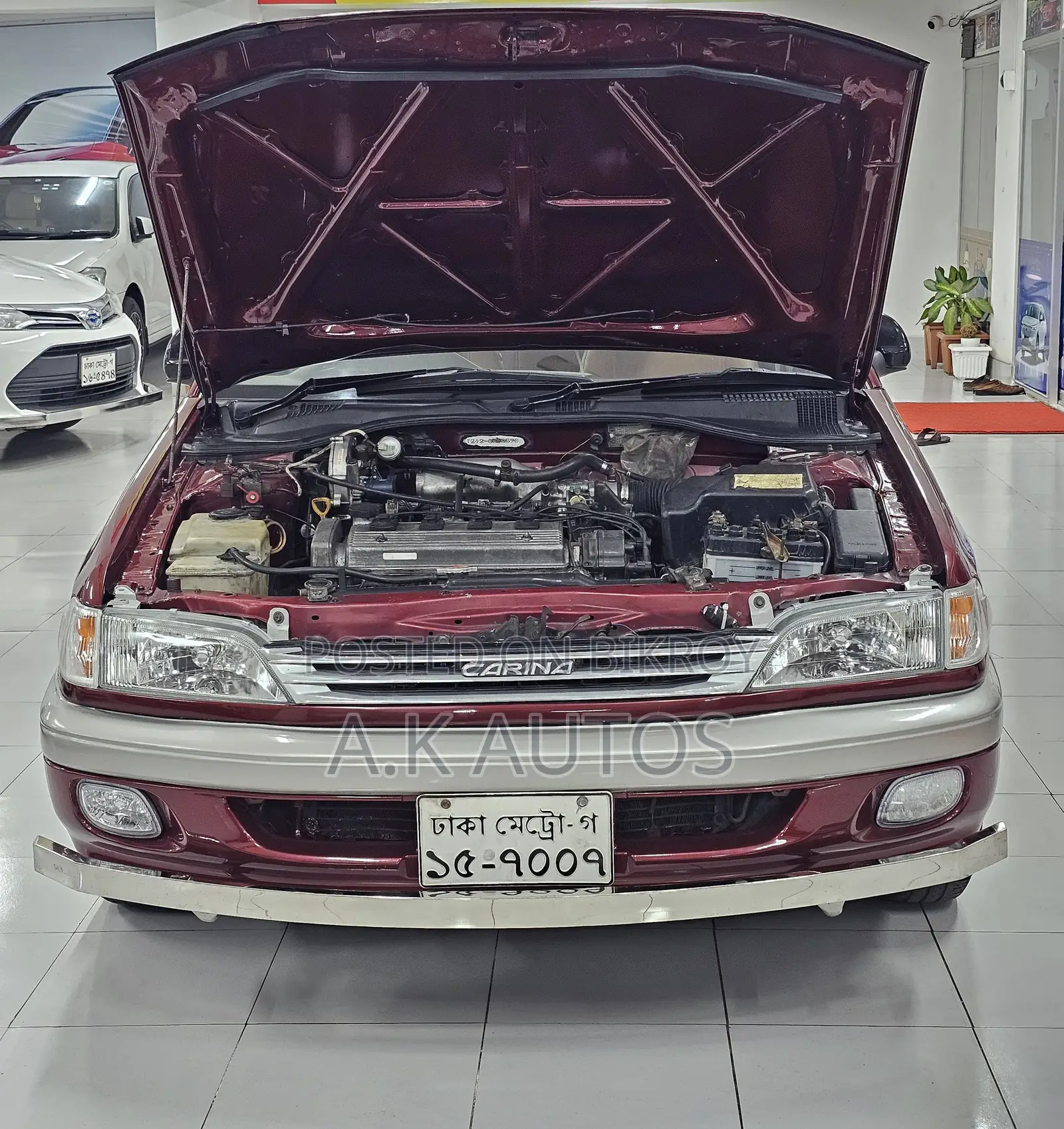 Toyota Carina 1.5 Front-Wheel Drive Sedan 1997 Red