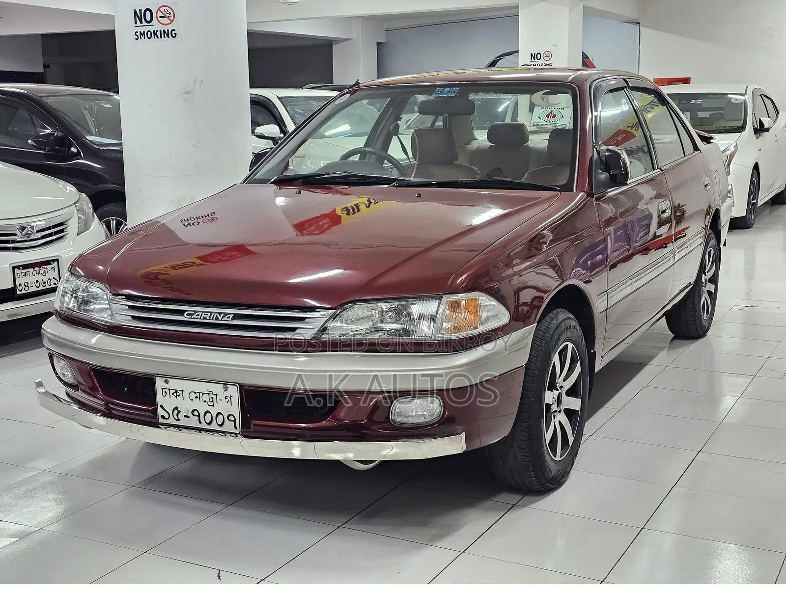 Toyota Carina 1.5 Front-Wheel Drive Sedan 1997 Red