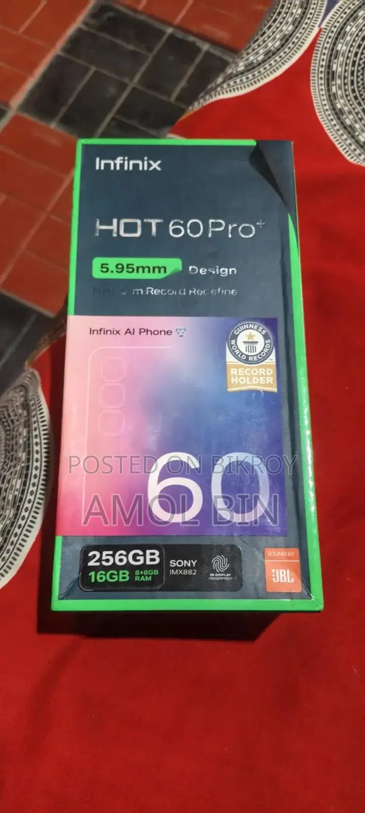 ইনফিনিক্স হট ৬০ প্রো+ ২৫৬ জিবি সিলভার