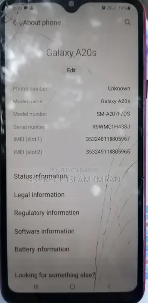 Samsung Galaxy A20s 32 GB Red