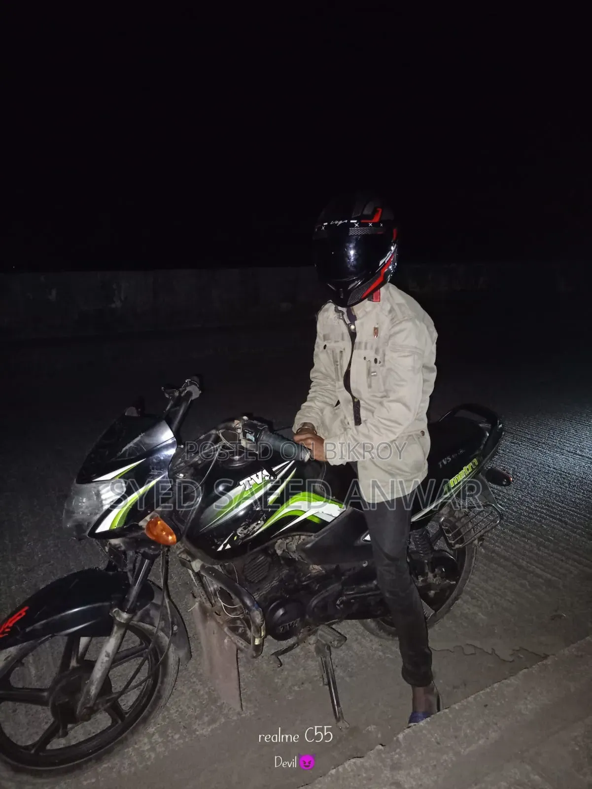 TVS Metro 2016 Green