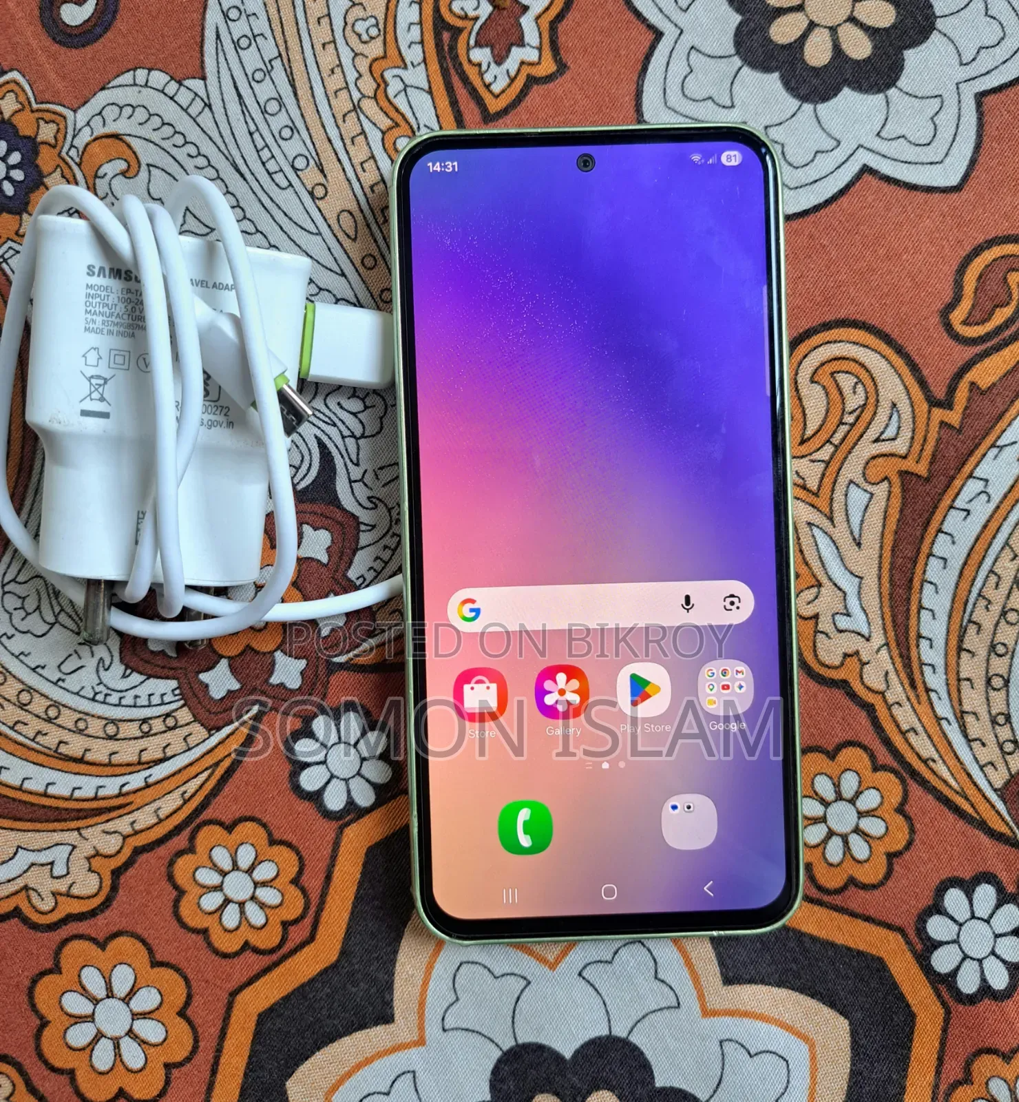 স্যামসাং গ্যালাক্সি এ৫৪ ৫জি ১২৮ জিবি গ্রিন