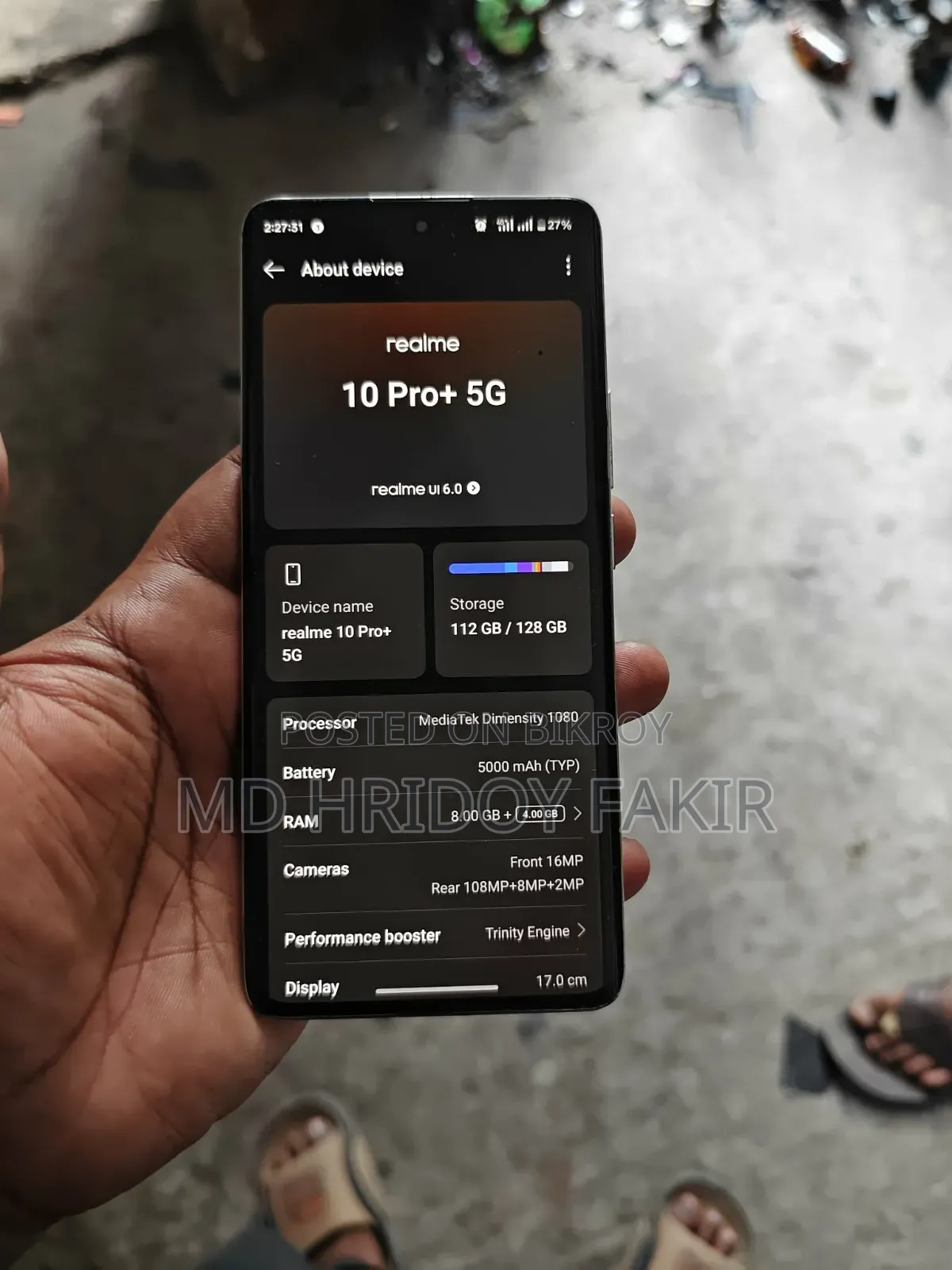 Realme 10 Pro+ 128 GB Silver