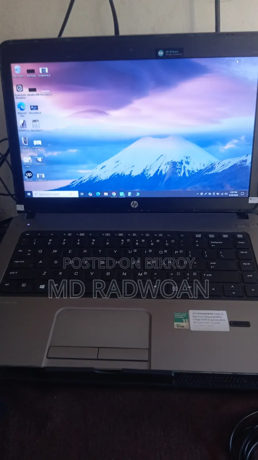 Laptop HP ProBook 440 8GB Intel Core i3 HDD 500GB