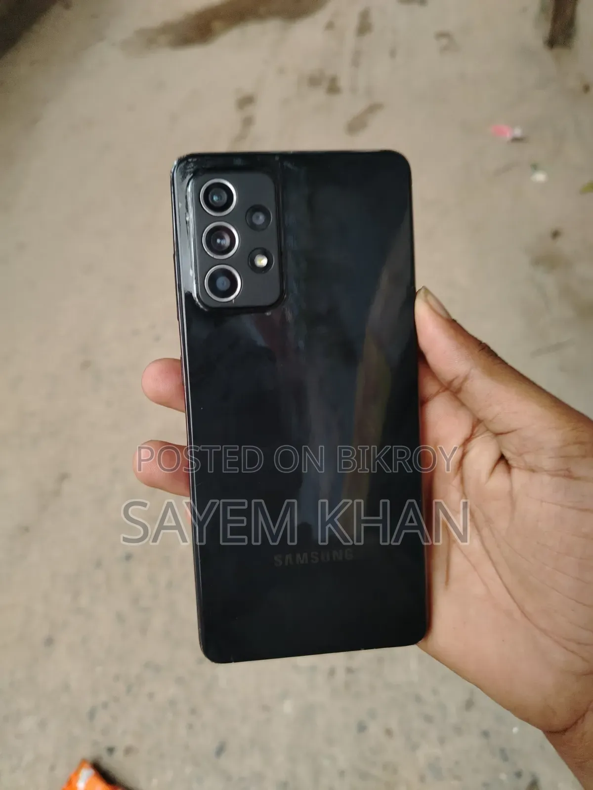 স্যামসাং গ্যালাক্সি এ৫২ ৫জি ১২৮ জিবি ব্ল্যাক