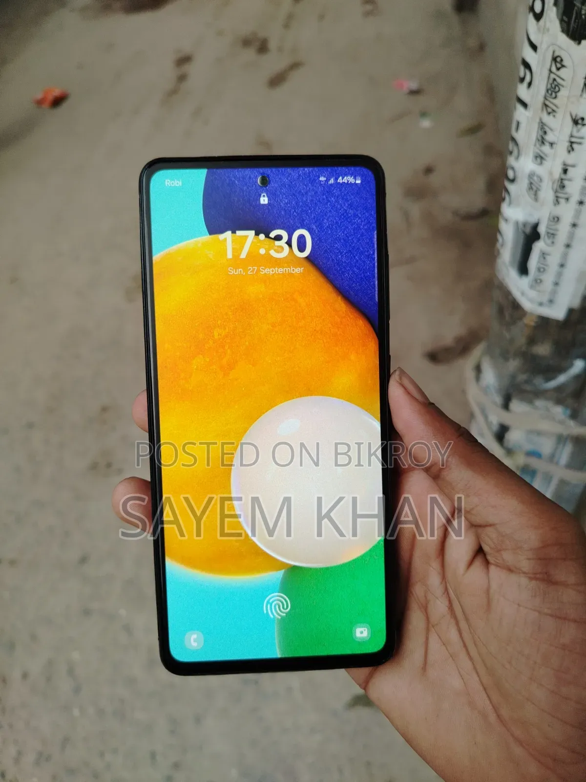 স্যামসাং গ্যালাক্সি এ৫২ ৫জি ১২৮ জিবি ব্ল্যাক