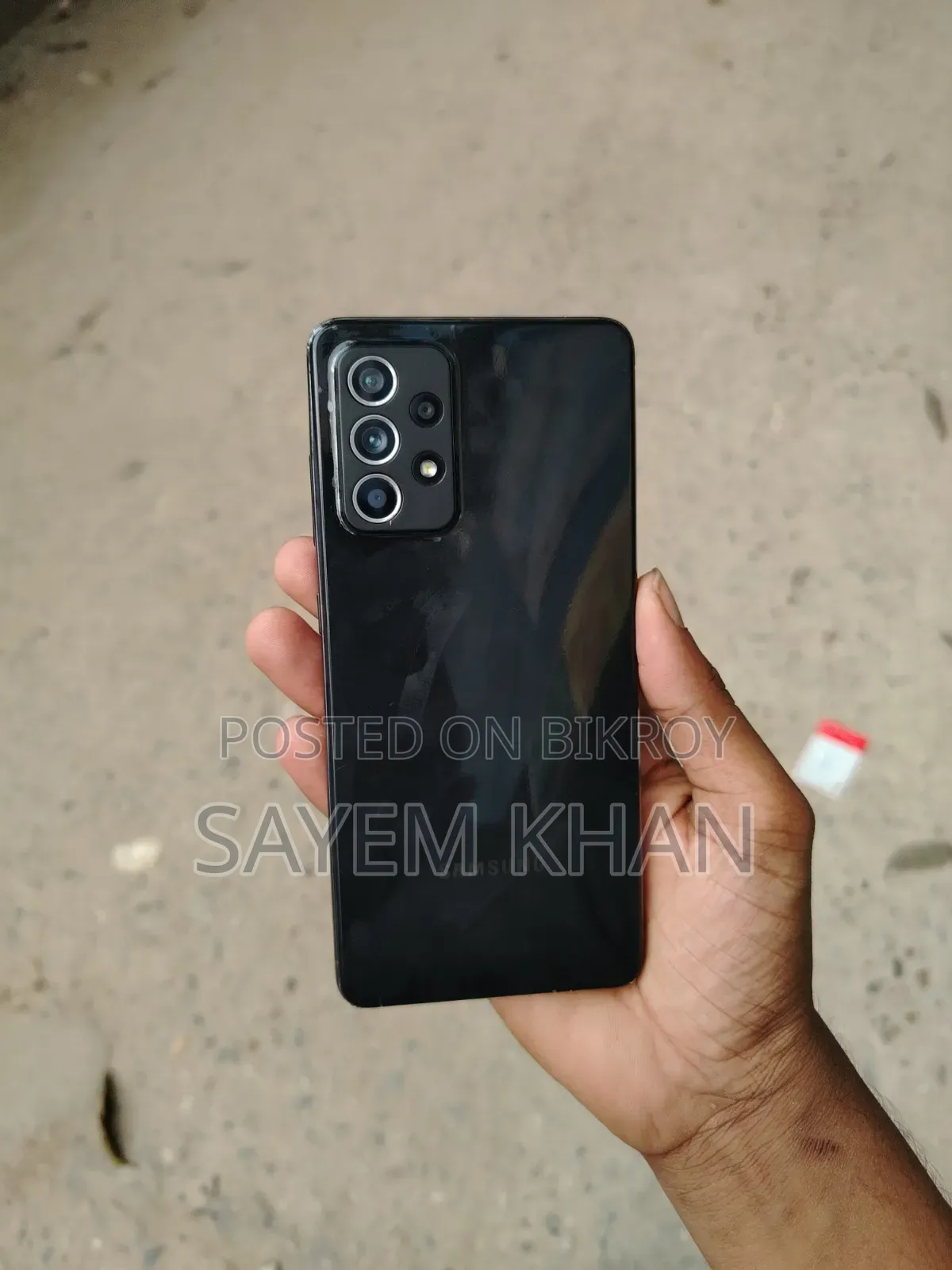 স্যামসাং গ্যালাক্সি এ৫২ ৫জি ১২৮ জিবি ব্ল্যাক
