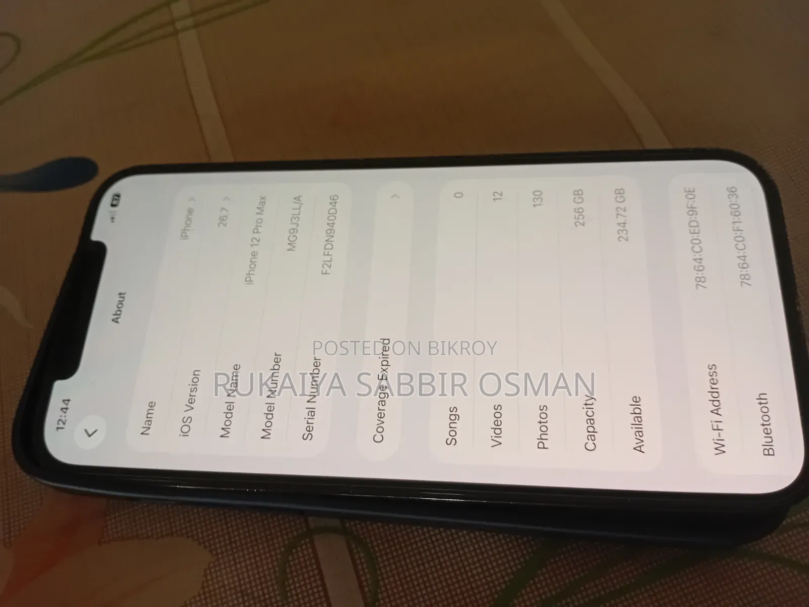 Apple iPhone 12 Pro Max 256 GB Blue