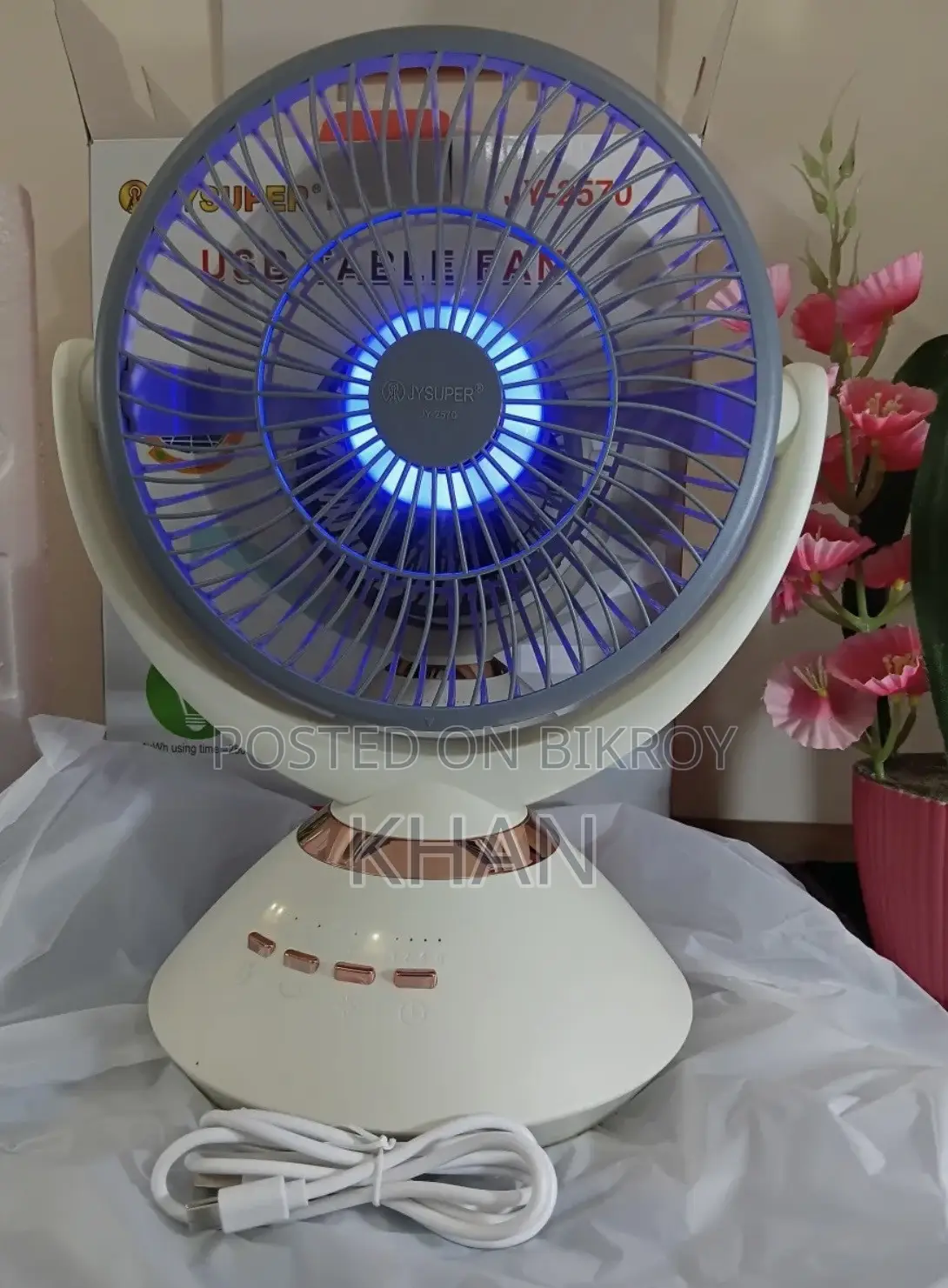Jysuper Rechargeable Fan!