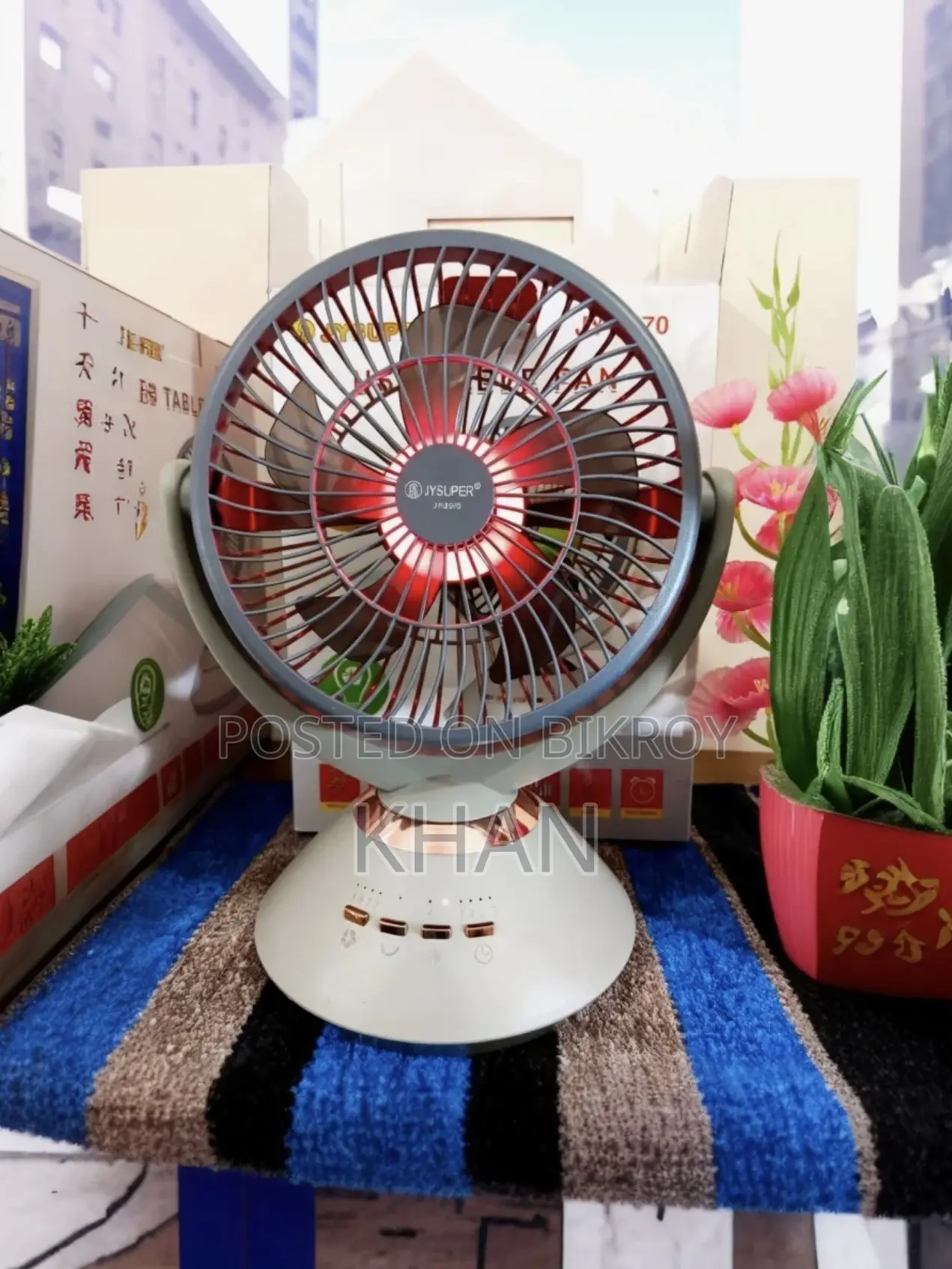 Jysuper Rechargeable Fan!