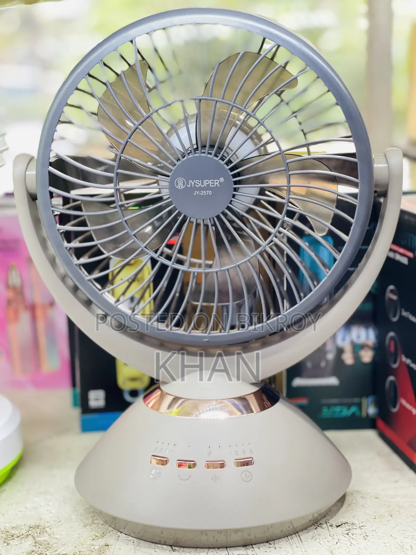 Jysuper Rechargeable Fan!