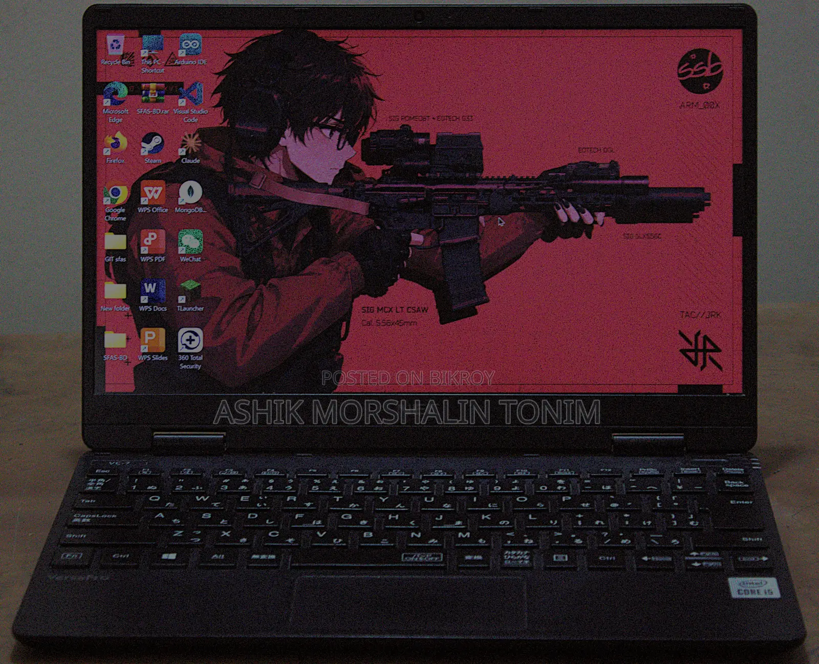 Laptop NEC 8GB Intel Core i5 SSD 256GB