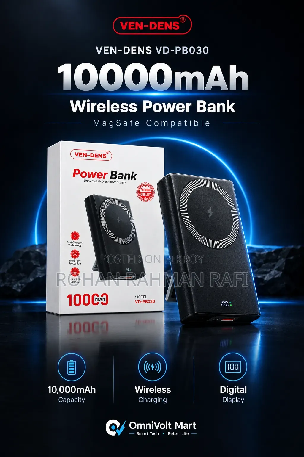 Ven-Dens Vd-Pb030 Powerbank